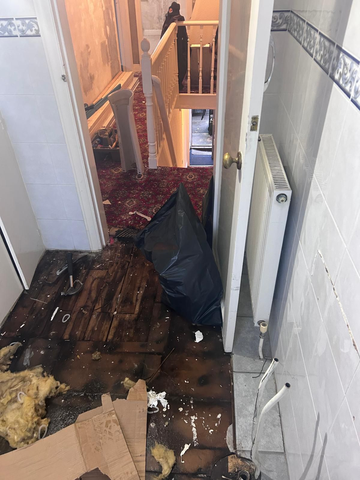 Before photo 8 – Doncaster bathroom and heating project by Radiant Heating Yorkshire