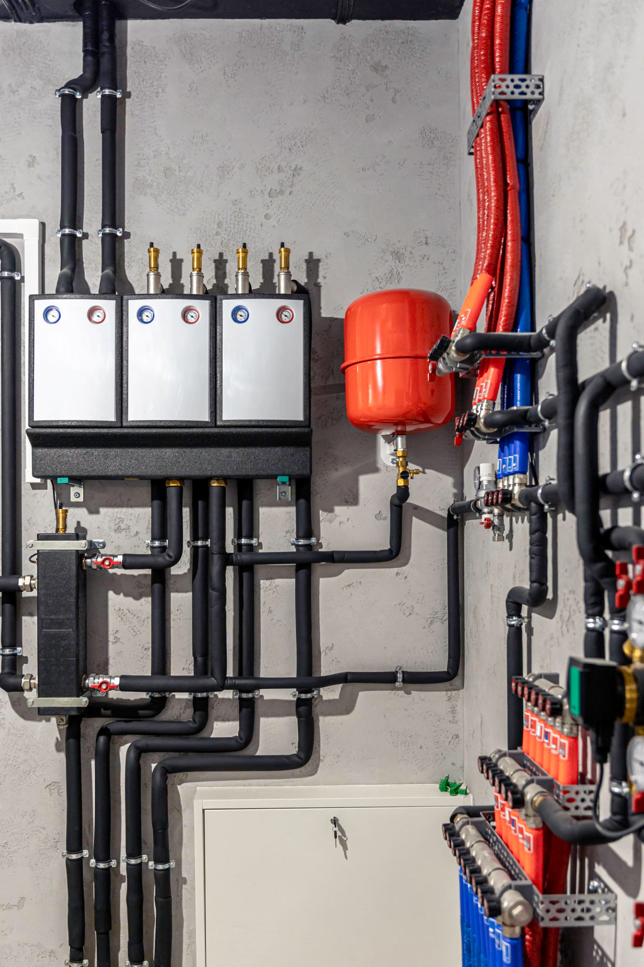 Central heating system installation in a Doncaster home by Radiant Heating Yorkshire