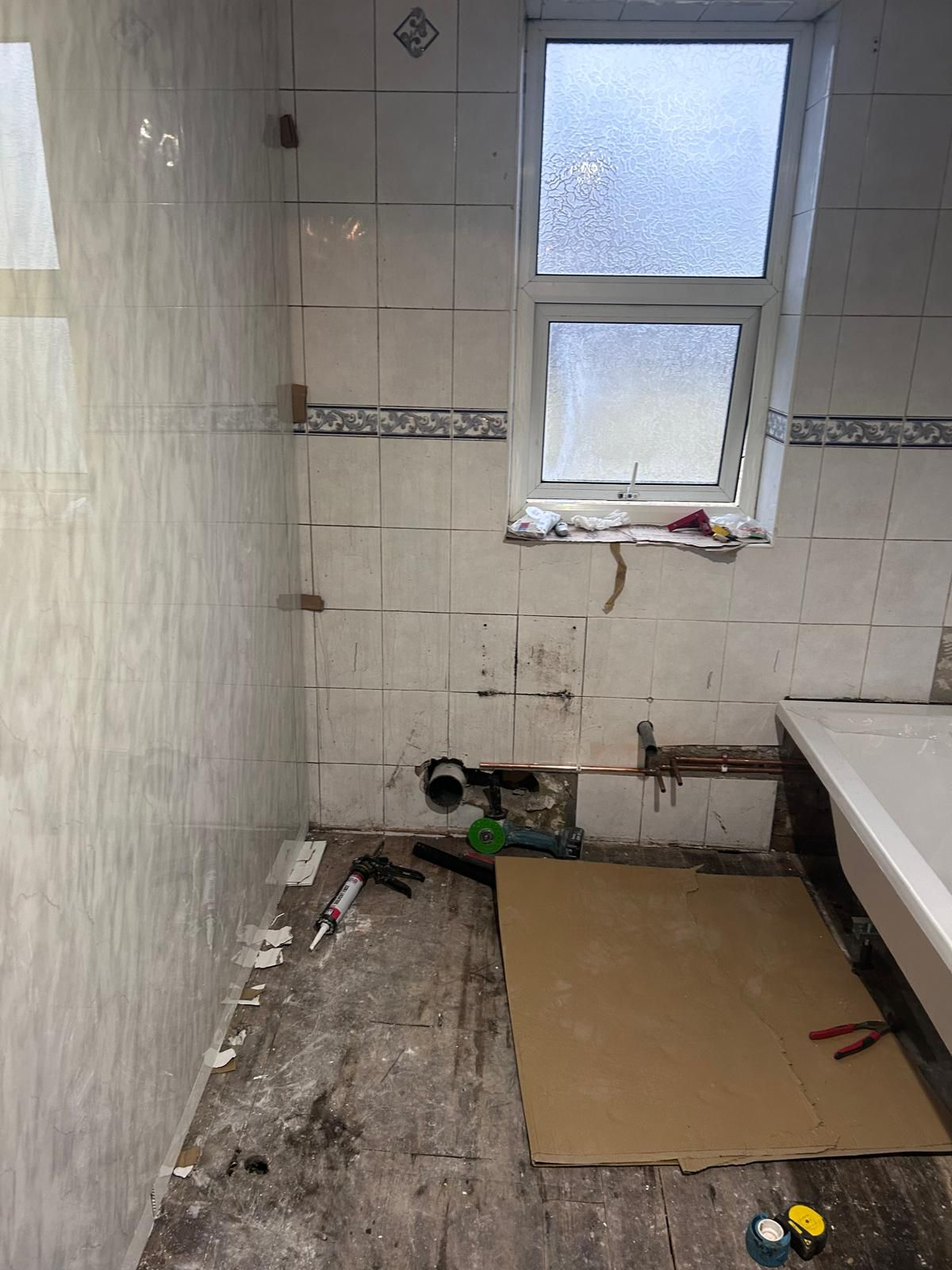 Before photo 6 – Doncaster bathroom and heating project by Radiant Heating Yorkshire