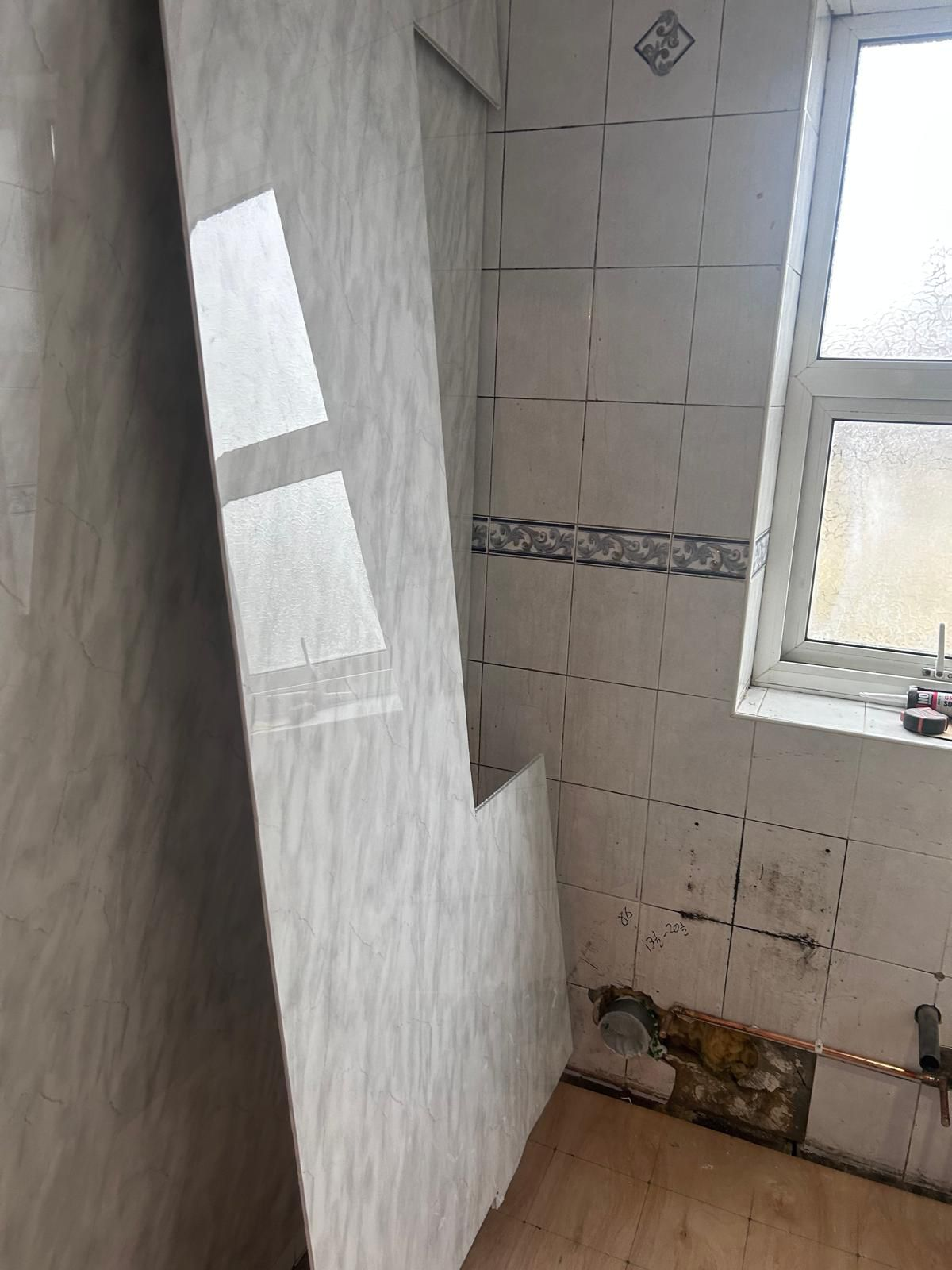 Before photo 7 – Doncaster bathroom and heating project by Radiant Heating Yorkshire