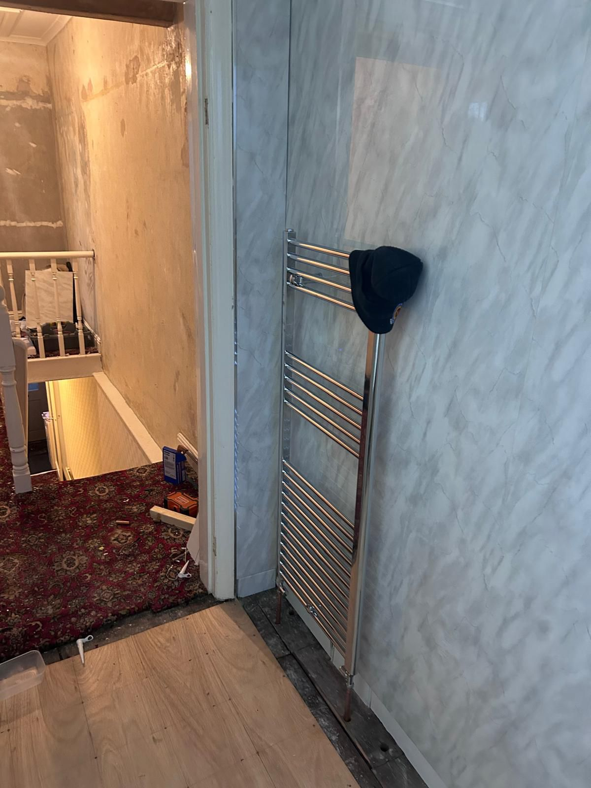 Before photo 5 – Doncaster bathroom and heating project by Radiant Heating Yorkshire