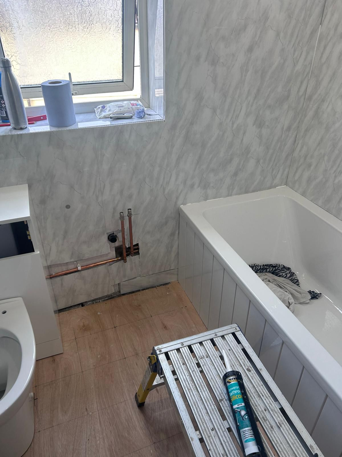 Before photo 4 – Doncaster bathroom and heating project by Radiant Heating Yorkshire
