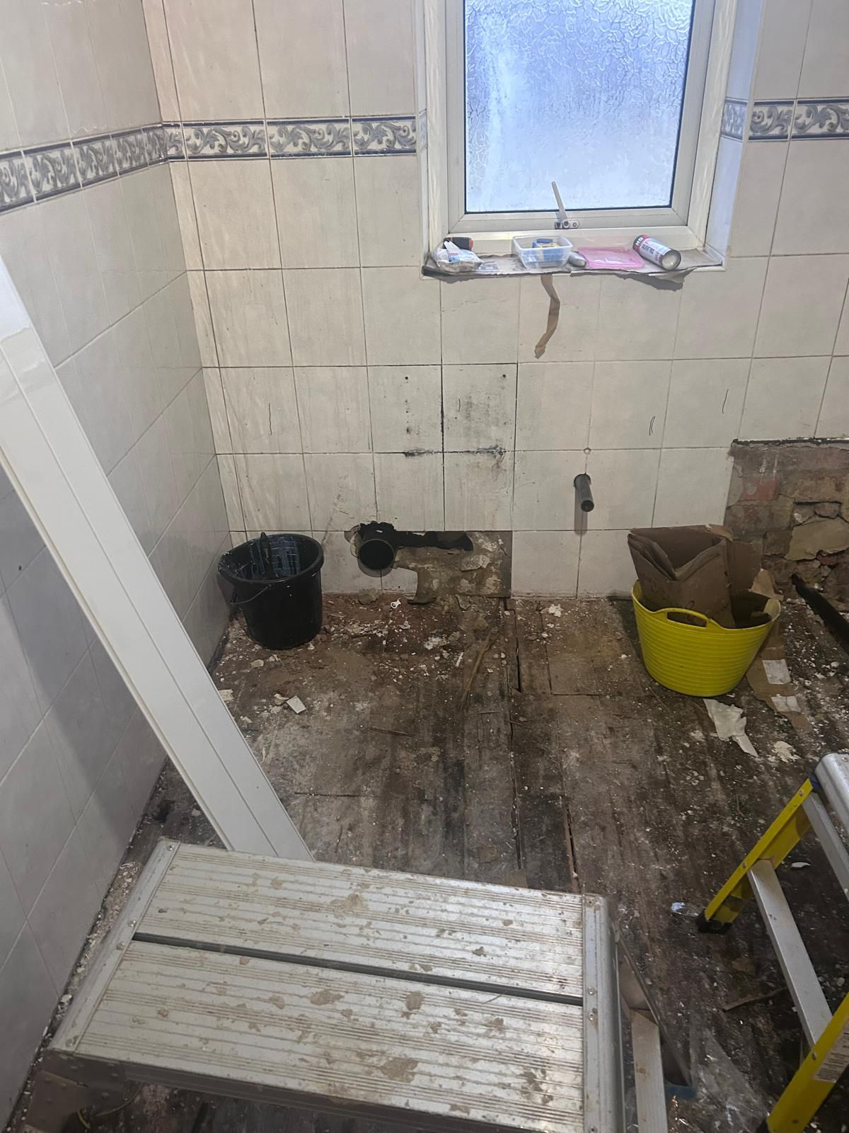 Before photo 2 – Doncaster bathroom and heating project by Radiant Heating Yorkshire